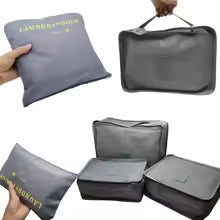 6 Pcs Travel Storage Bag Set | Travel Organizer Bag | Clothes Organizer | Suitcase Organizer