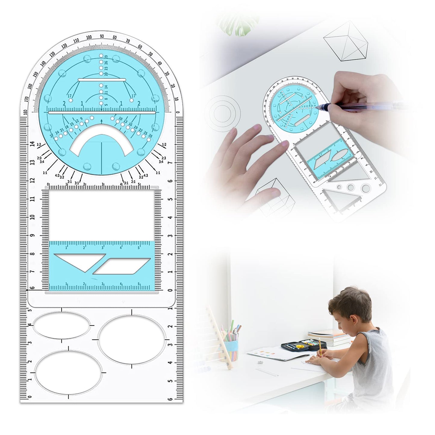 Multifunctional Geometry Ruler