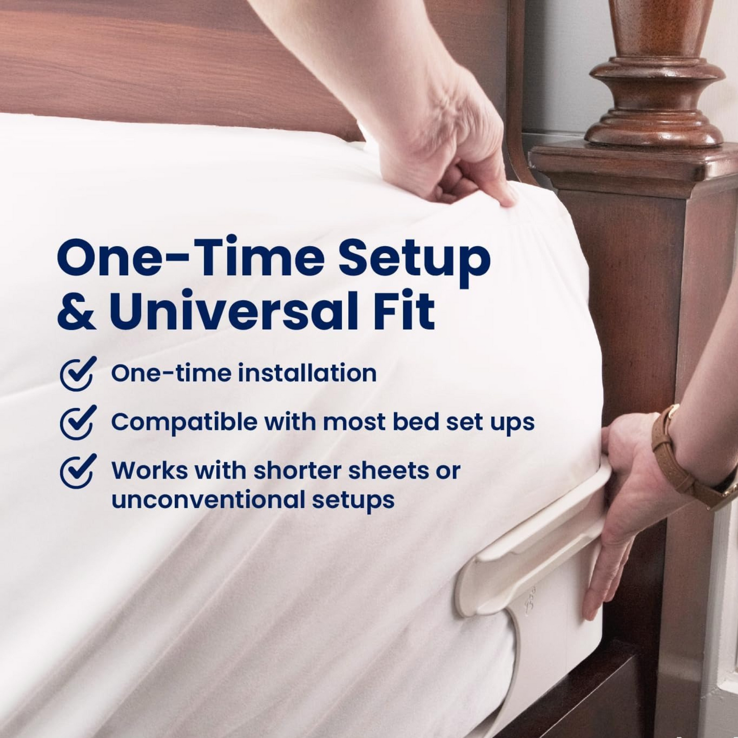 bed sheet holder system.