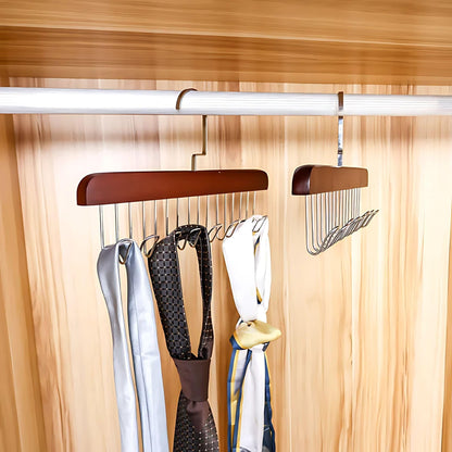 Hanger Organizer with 8 Hooks | 8 Hooks Wooden Hanger Organizer