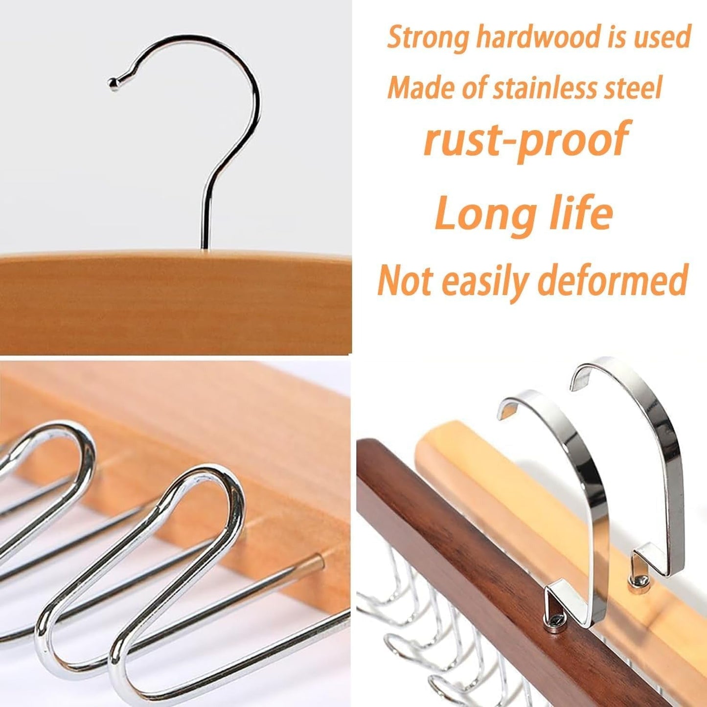 Hanger Organizer with 8 Hooks | 8 Hooks Wooden Hanger Organizer