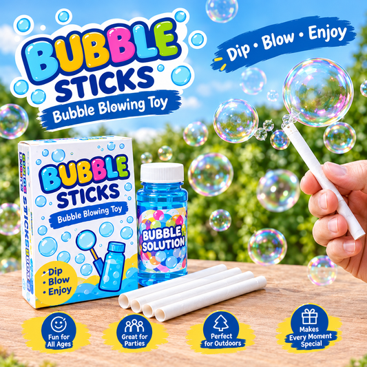 Bubble Blowing Tube Toy – Fun Bubble Maker