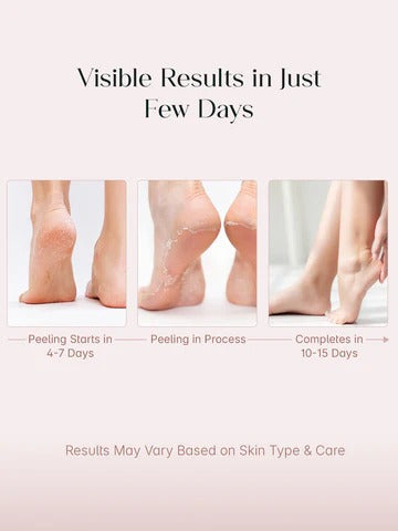 Sakura Exfoliating Foot Mask | Foot Peeling Mask for (Woman and Man)