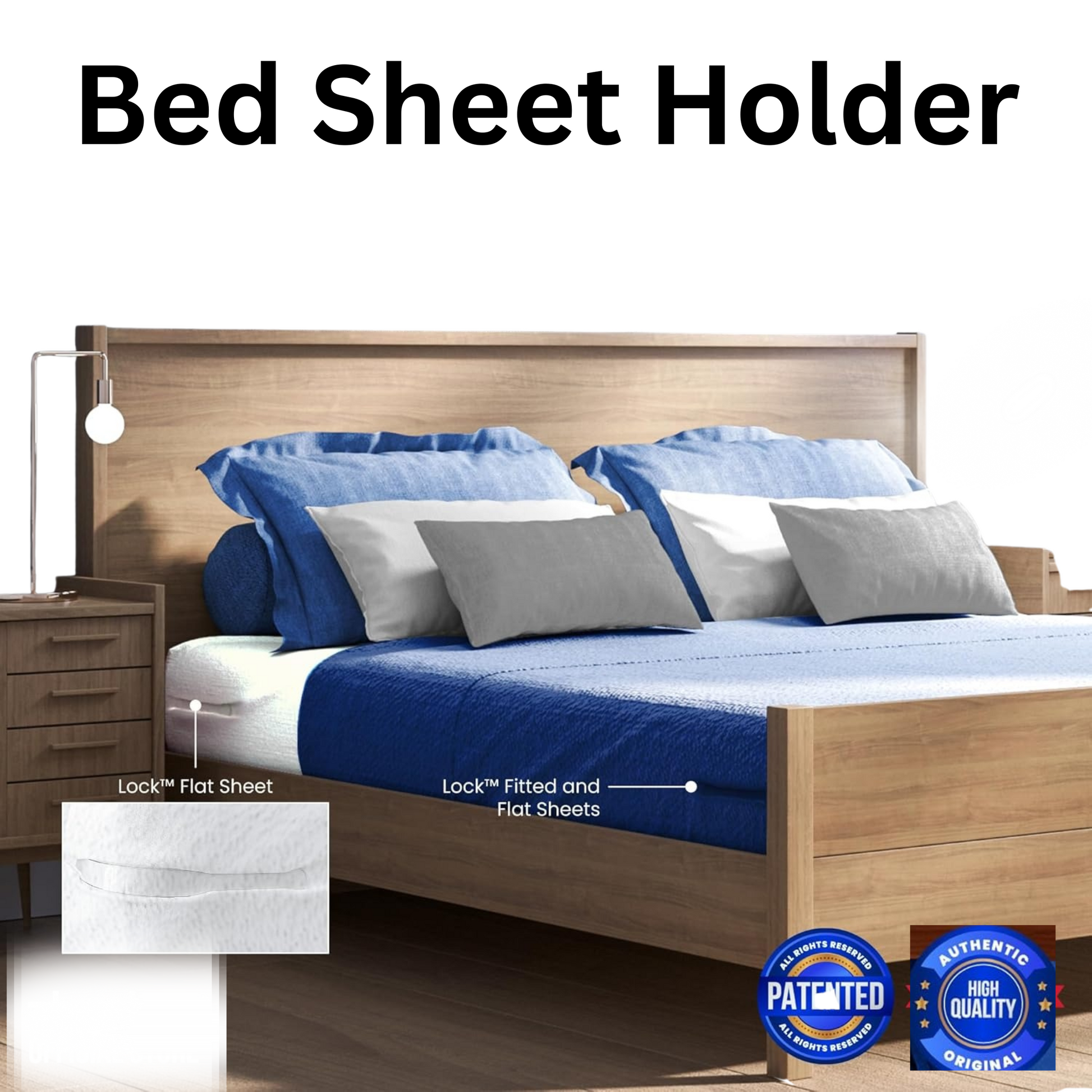 bed sheet holder system.