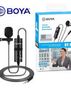 BOYA BY-M1 Lavalier Microphone (Black)