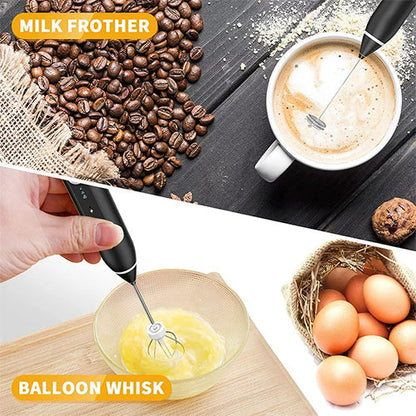 Coffee Frother, Milk Frother, Egg Beater Rechargeable
