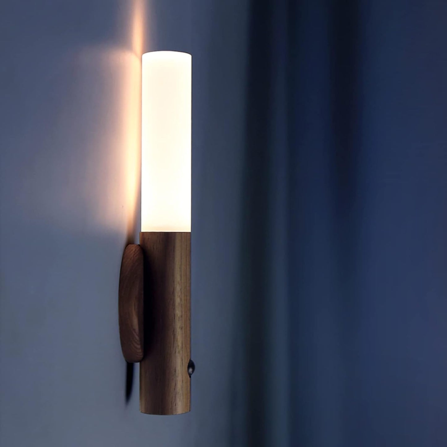 Smart Wooden Sensor Light Rechargeable