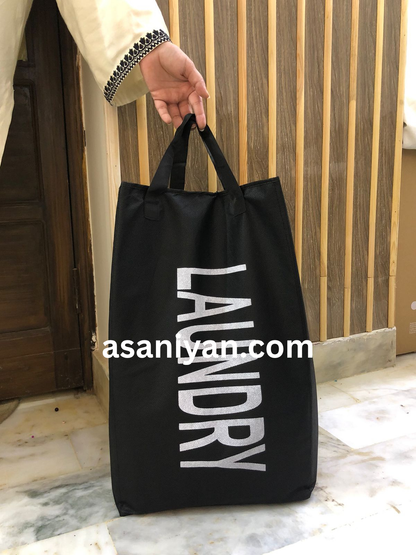 Lightweight laundry basket with sturdy handles