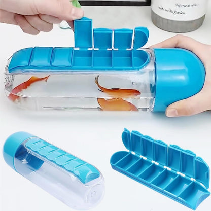 Pill Water Bottle | Bottle with Medicine Box