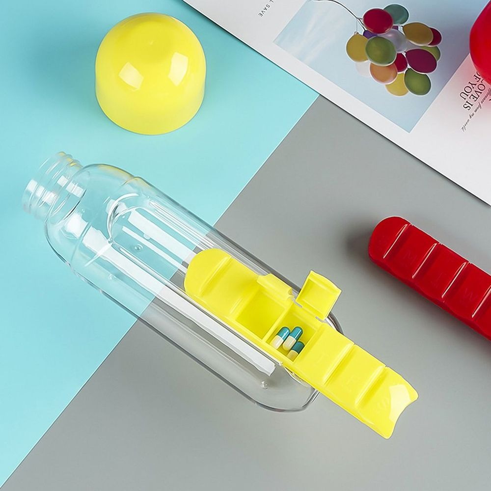 Pill Water Bottle | Bottle with Medicine Box
