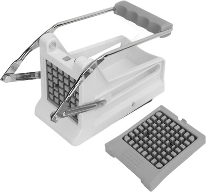 French Fries Potato Cutter Home Professional Version With Replaceable Blades for Easy Cutting And Cleaning, Vegetable Strip Chopper Cucumber Slicer Onion Shredder
