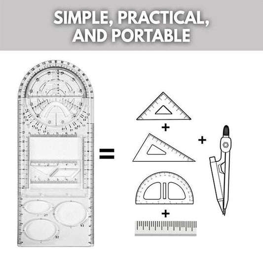 Multifunctional Geometry Ruler