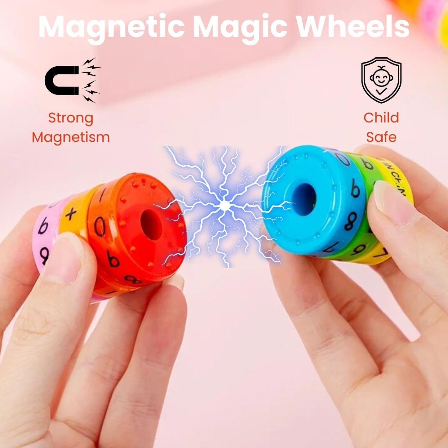 TRU TOYS Magnetic Math Cylinder Arithmetic Learning Toy
